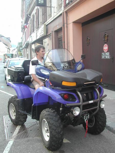 mon pere + notre quad !!
